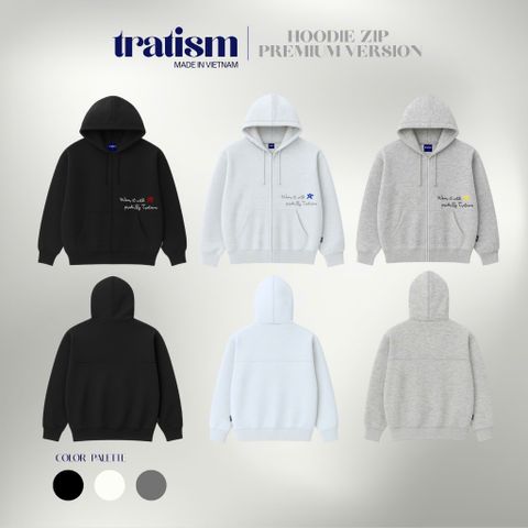 Áo Khoác Boxy Hoodie Zip Nỉ 2 Da Cotton PRIDE Unisex - Form Rộng, Túi Nón, Chống Nắng Tốt, Thời Trang Dạo Phố, Phong Cách Hiện Đại