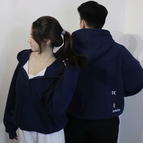 Áo Khoác Hoodie Zip Unisex Boxy Cotton Nỉ 320GSM - Chống Nắng Tốt, Thiết Kế Thời Trang, Dễ Phối Đồ, 4 Mùa, Màu Xanh Navi, Nâu Mocha