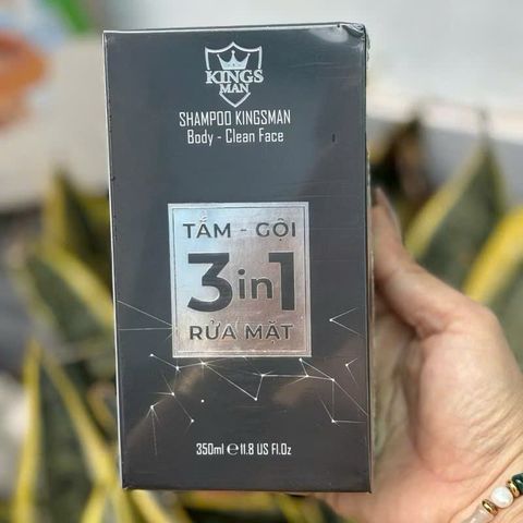 Sữa Tắm Gội Rửa Mặt 3 Trong 1 King Man - Hương Nước Hoa Mới, Tiện Lợi, Đóng Gói Cẩn Thận