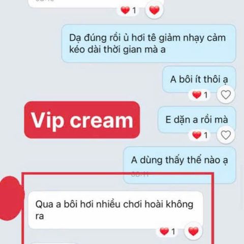 Kem Vip Cream Nhật - Kem Dưỡng Ẩm Tăng Cường Sức Khỏe Nam Giới, Hỗ Trợ Tự Tin và Khỏe Mạnh - Dùng Công Nghệ Hiện Đại