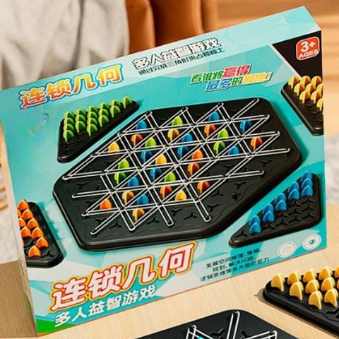 Đồ Chơi Cờ Tam Giác Học Màu CH13699 - Trò Chơi Phát Triển Kỹ Năng Chơi Chung cho Bé 3+