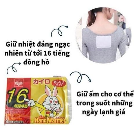 10 Miếng dán giữ nhiệt Kairo Nhật Bản