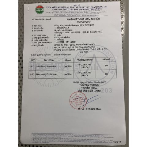Đông trùng Hạ thảo Cao Cấp Vĩnh Khang - Sấy Khô Giúp Tăng Cường Sức Khỏe, Bồi Bổ Năng Lượng, Hỗ Trợ Người Bệnh và Người Già
