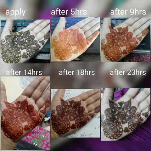 Mực Vẽ Henna Kaveri Ấn Độ Màu Nâu Tự Nhiên - Dành Cho Vẽ Xăm Mehendi An Toàn, 25g/tuýp