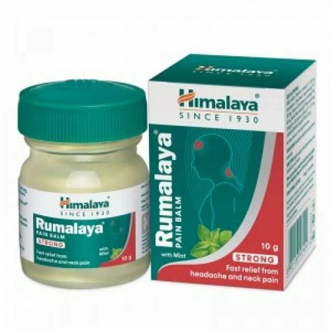 Dầu Cù Là Himalaya Rumalaya Pain Balm 10gr - Giảm Đau Cơ Bắp, Nghẹt Mũi, Cảm Lạnh Từ Thiên Nhiên, Hỗ Trợ Chăm Sóc Sức Khỏe
