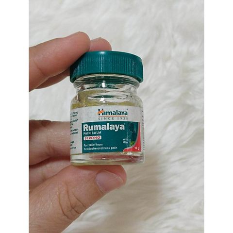 Dầu Cù Là Himalaya Rumalaya Pain Balm 10gr - Giảm Đau Cơ Bắp, Nghẹt Mũi, Cảm Lạnh Từ Thiên Nhiên, Hỗ Trợ Chăm Sóc Sức Khỏe