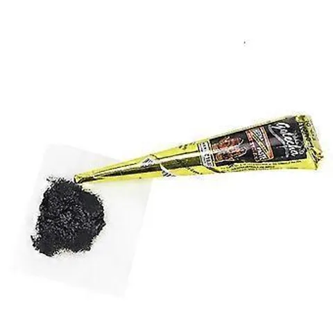 Mực Vẽ Hình Xăm Henna Golecha Đen 25g - Mực Henna Chất Lượng Cao Từ Ấn Độ, Dễ Sử Dụng, Lâu Bền, Vẽ Mehendi Tinh Tế