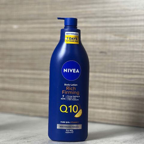 Sữa Dưỡng Thể Nivea Body Lotion Firming Q10 Plus Vitamin C 400ml - Dưỡng Ẩm, Làm Trắng Da Ngày và Đêm, Chăm Sóc Da Khô Sần