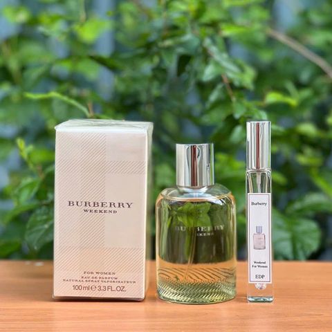 Nước Hoa Burberry Weekend for Women 10ml - Eau de Parfum Floral Fruity Dịu Dàng, Thoải Mái, Phong Cách Cuối Tuần