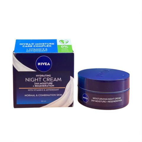 Kem dưỡng ẩm ban đêm NIVEA Hydrating Night Cream 24H - Dưỡng ẩm & Tái tạo da tự nhiên cho làn da mềm mại