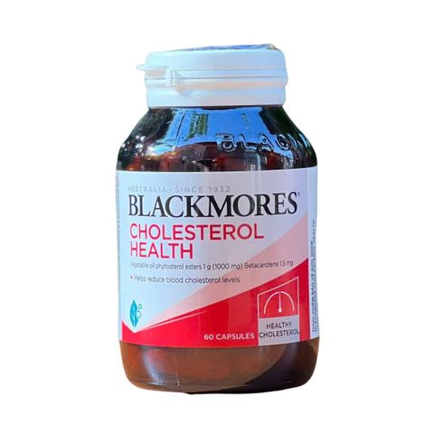 Viên Uống Hỗ Trợ Điều Hòa Huyết Áp Blackmores Cholesterol Health 60 Viên - Tăng Cường Tim Mạch & Lưu Thông Máu