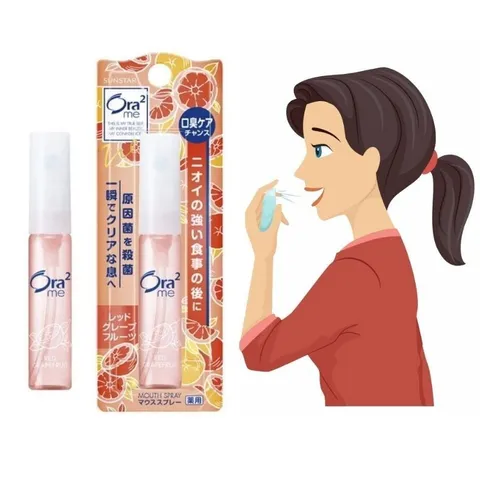 Xịt Thơm Miệng Sunstar Ora² Me 6ml - Hơi Thở Thơm Mát, Khử Mùi Hôi Miệng Nhanh Chóng, Tiện Dụng Mang Theo Nhật Bản
