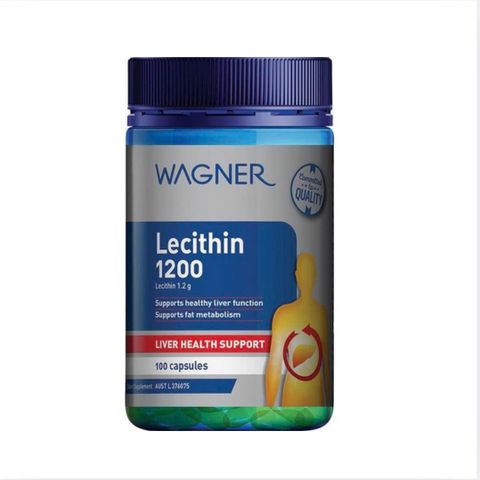 Viên Uống Mầm Đậu Nành Wagner Lecithin 1200mg - Hỗ Trợ Sức Khỏe Tim Mạch, Tiêu Hóa, và Gan, 100 Viên
