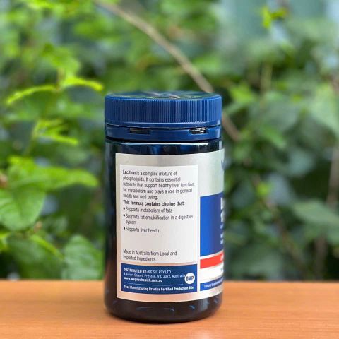 Viên Uống Mầm Đậu Nành Wagner Lecithin 1200mg - Hỗ Trợ Sức Khỏe Tim Mạch, Tiêu Hóa, và Gan, 100 Viên