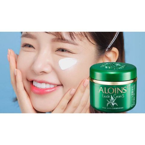 Kem Dưỡng Da Toàn Thân Aloins Eaude Cream S 180g - Dưỡng Ẩm & Làm Sáng Da Tự Nhiên từ Nha Đam Nhật Bản