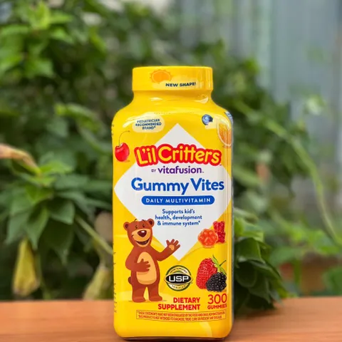 Kẹo Gấu Bổ Sung Vitamin L'il Critters Gummy Vites 300 Viên - Vitamin Tổng Hợp Cho Trẻ Từ 2 Tuổi, Tăng Cường Sức Khỏe và Phát Triển