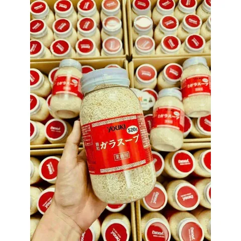 Hạt Nêm Youki Nhật Bản 500g - Gia Vị Ngọt Tự Nhiên, Tăng Hương Vị Cho Món Ăn Đậm Đà Chuẩn Vị Nhật!