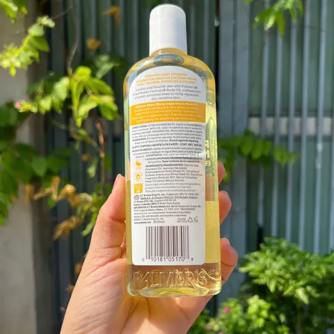 Dầu Dưỡng Thể Bơ Hạt Mỡ Palmer's Nguyên Chất Với Vitamin E - Dưỡng Ẩm Sâu, Giúp Da Mềm Mại, Khô Ráp, Chống Oxy Hóa