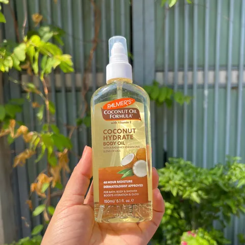 DẦU DƯỠNG THỂ BODY - Dầu dừa dưỡng ẩm cơ thể Palmer's Coconut Oil Formula Body Oil 150ml