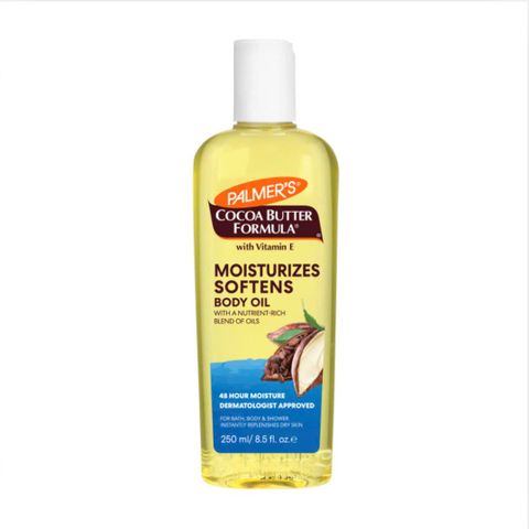Dầu Dưỡng Thể Palmer's Cocoa Butter 250ml - Dưỡng Ẩm Cơ Thể với Vitamin E - Dầu Bơ Ca Cao Giúp Làm Dịu Da Khô Ráp