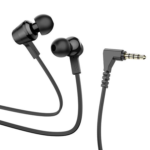 Tai Nghe Dẹt HOCO Có Mic 3.5mm - Tai Nghe Giảm Tiếng Ồn Dùng Cho Samsung Xiaomi, Thiết Kế Nhỏ Gọn, Tiện Lợi