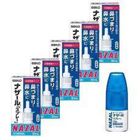 Xịt Mũi Cải Thiện Xoang Nazal Nhật Bản 30ml - Thông Mũi, Giảm Nghẹt, Hỗ Trợ Viêm Xoang, Dị Ứng, Cảm Lạnh