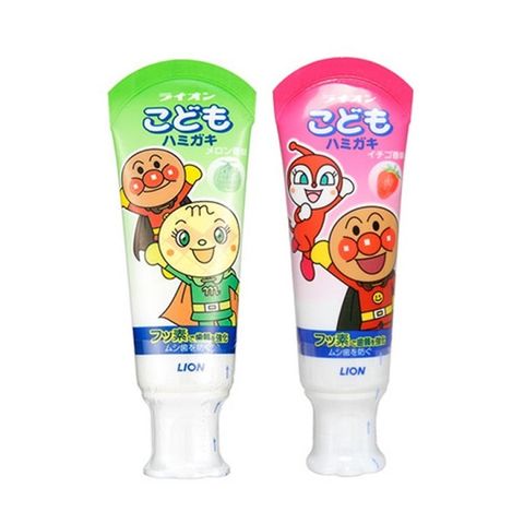Kem Đánh Răng Trẻ Em Lion Nhật Bản - Ngăn Ngừa Sâu Răng & Bảo Vệ Răng Sữa An Toàn, Hương Vị Trái Cây Thơm Ngon, Tuýp 40g