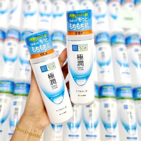 Nước Hoa Hồng Hada Labo Gokujyun Super Hyaluronic Lotion 170ml - Dưỡng ẩm, Chống lão hóa, Giảm thâm nám, Phù hợp mọi loại da