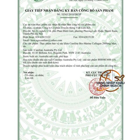 Viên Uống Collagen Biển Sâu Careline - Hỗ Trợ Đàn Hồi Da, Giảm Nếp Nhăn, 60 Viên, Chứa Vitamin C & Kẽm, Sản Xuất Tại Úc