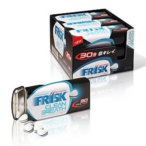 Viên Ngậm Bạc Hà Frisk Neo Peppermint 35g - Hơi Thở Tươi Mát, Tiện Lợi Mang Theo, Hàng Nhập Khẩu Nhật Bản