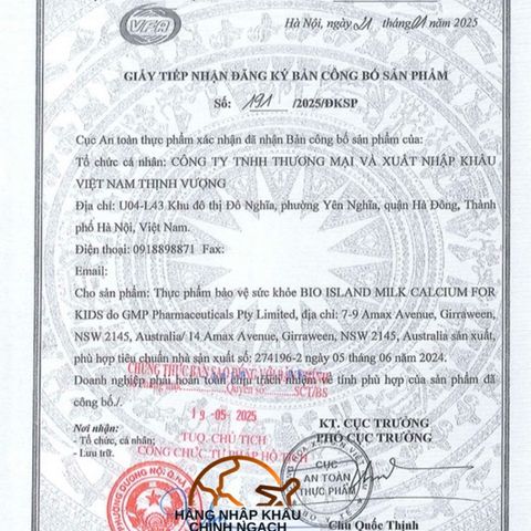 Viên Canxi Sữa Bio Island 90 Viên Úc - Tăng Chiều Cao, Tốt Cho Xương Răng, Bổ Sung Vitamin D3 Cho Trẻ Em