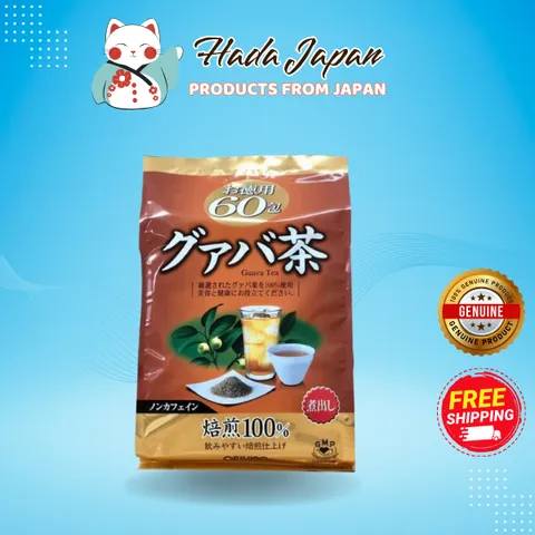 Trà Orihiro Lá Ổi Nhật Bản 60 Gói – Trà Giảm Cân Tự Nhiên, Thanh Lọc Cơ Thể, Hỗ Trợ Tiêu Hóa, Sức Khỏe Tối Ưu