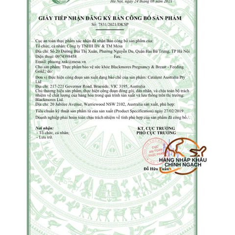Viên Uống Blackmores Pregnancy & Breast-Feeding Gold - Bổ Sung Vitamin và Khoáng Chất Cho Phụ Nữ Mang Thai (60 viên)