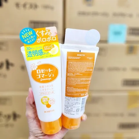 Gel Tẩy Tế Bào Chết Rosette 120g - Làm Sạch, Ngừa Mụn, Dưỡng Da Sáng Mịn - Sản Phẩm Chăm Sóc Da Nhạy Cảm Từ Nhật Bản