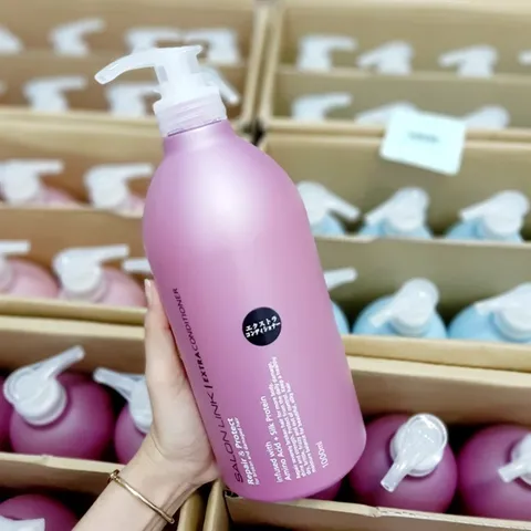 Dầu Gội Dưỡng Tóc Kumano Salon Link Extra 1000ml - Phục Hồi Tóc Hư Tổn Không Chứa Silicone, Chăm Sóc Tóc Khỏe Mạnh Nhật Bản