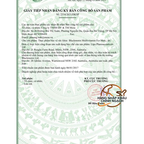 Vitamin Tổng Hợp Cho Nam Blackmores - Bổ Sung Năng Lượng & Hỗ Trợ Sức Khỏe Nam Giới - 50 Viên Nhập Khẩu Chính Ngạch