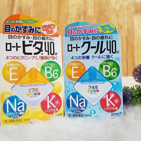 Nước Nhỏ Mắt Rohto Vita 40 12ml - Bổ Sung Vitamin và Dưỡng Ẩm Cho Đôi Mắt, Giảm Mỏi Mắt Hiệu Quả.