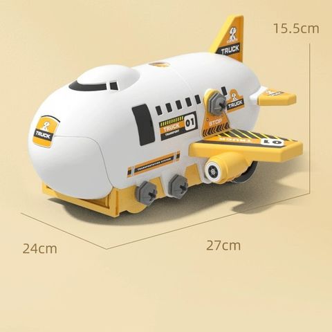 Máy Bay Chở Ô Tô Đồ Chơi Cao Cấp 2 Trong 1 - Đồ Chơi Kỹ Thuật Tương Tác Kèm Dụng Cụ Lắp Ráp Cho Trẻ Em