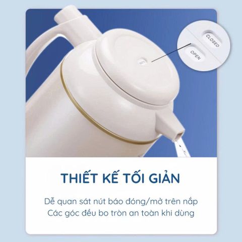 Phích giữ nhiệt Zojirushi AFFB-16 1,55L Nhật Bản, công nghệ giữ nóng 10h, thiết kế sang trọng, tay cầm tiện lợi.
