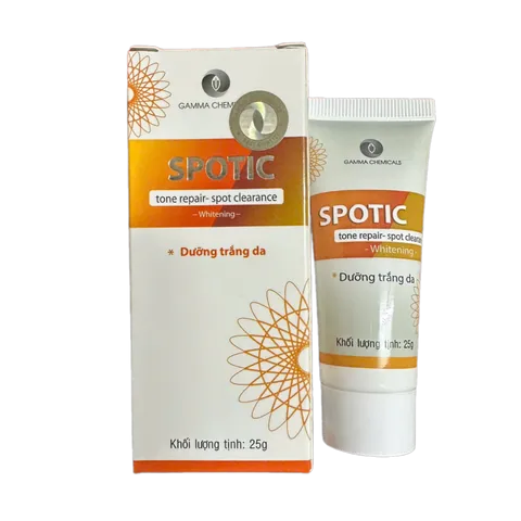 Kem Dưỡng Da Spotic 25g - Giúp Mờ Thâm Mụn, Tái Tạo Da, Dưỡng Trắng và Ngăn Ngừa Lão Hóa, Sản Phẩm Việt Nam