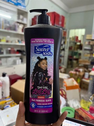 Sữa Tắm Suave Kids Lay Lay 828ml Dành Cho Bé Gái - Sản Phẩm Làm Sạch An Toàn, Mềm Mại Cho Da Trẻ Nhỏ