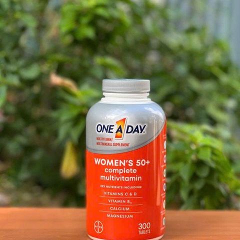 Vitamin Tổng Hợp One A Day Women’s 50+ 300 Viên - Tăng Cường Sức Khỏe Phụ Nữ Trên 50 Tuổi, Hỗ Trợ Tim Mạch, Xương Khớp