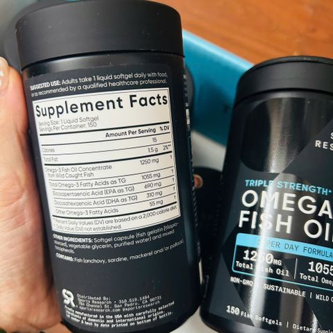 Dầu cá hàm lượng cao SR Triple Strength Omega-3 Fish Oil 150 viên