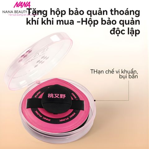 Set 3 Mút PinkPunk Size XL Tán Nền và Che Khuyết Điểm Chất Liệu Cao Cấp Có Hộp Đựng - Bộ Dụng Cụ Trang Điểm Hàng Đầu