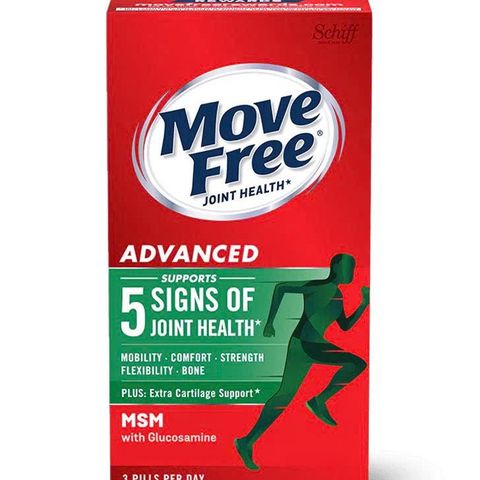 Viên Uống Hỗ Trợ Xương Khớp Move Free Advanced 180 Viên - Glucosamine & Hyaluronic Acid Giúp Cải Thiện Chức Năng Khớp