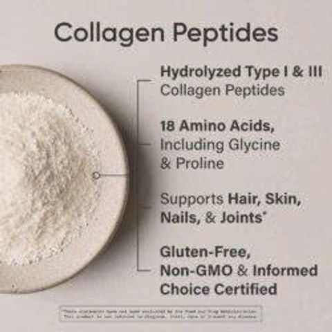 Bột Collagen Hữu Cơ Sports Research Unflavored 227g - Tăng Cường Sức Khỏe Da, Xương Khớp và Tóc, Bổ Sung Collagen Tự Nhiên