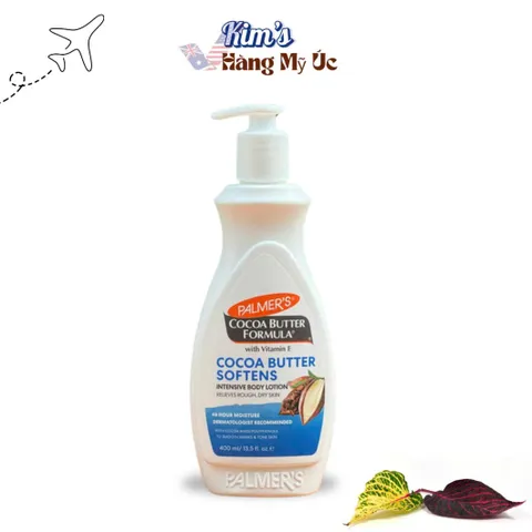 Sữa Dưỡng Thể Palmer’s Cocoa Butter 400ml - Dưỡng ẩm, làm mềm da với Vitamin E, phù hợp với khí hậu nóng ẩm Việt Nam