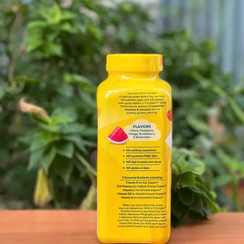 Kẹo Gummy Vites L’il Critters Bổ Sung Vitamin cho Trẻ Em - 300 Viên, Hỗ Trợ Sức Khỏe và Phát Triển Tối Ưu