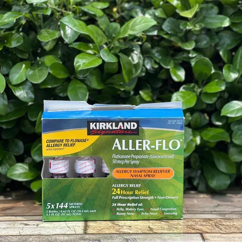 Dung Dịch Xịt Mũi Hỗ Trợ Phục Hồi Viêm Xoang Aller - Flo Kirkland Signature, Xuất Xứ Mỹ, Thực Phẩm Chức Năng Cho Mũi Thoải Mái