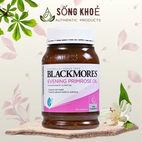 Tinh Dầu Hoa Anh Thảo Blackmores Evening Primrose Oil 190 Viên - Hỗ Trợ Cân Bằng Nội Tiết, Giảm Triệu Chứng Tiền Kinh Nguyệt, Cải Thiện Da Tóc Móng